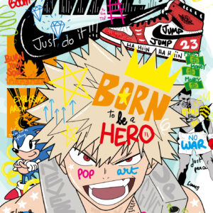 Oeuvre poster Bakugo by JAAD artiste streetart popart