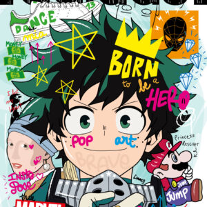 Oeuvre poster Midoriya by JAAD artiste streetart popart